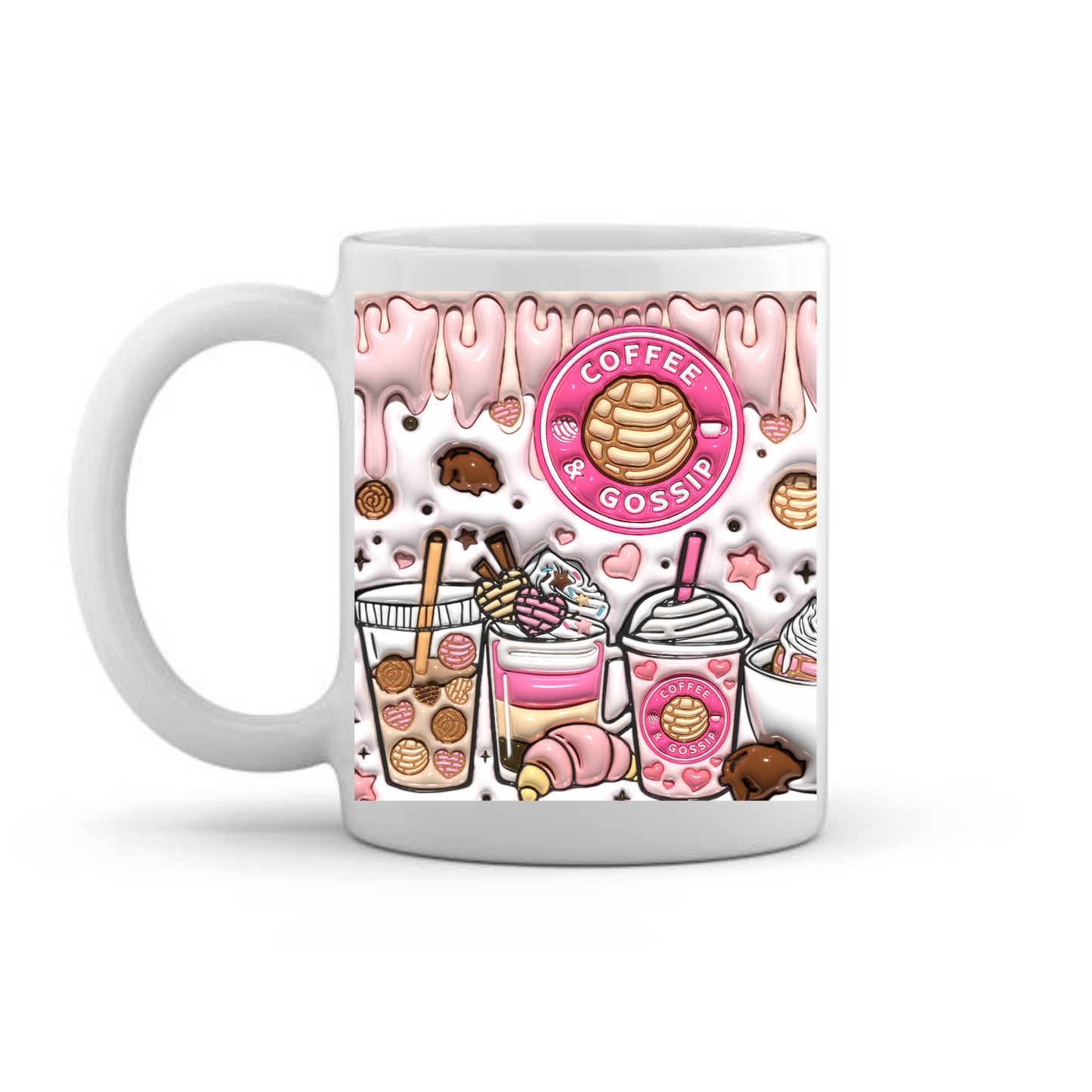 3D Coffee & Gossip krus
